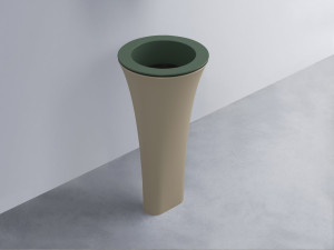 AMLA45-MU+AMPILT-LV+AMCOLT-AV Раковина Amedeo Tondo отдельностоящая cielo Enjoy + Amedeo