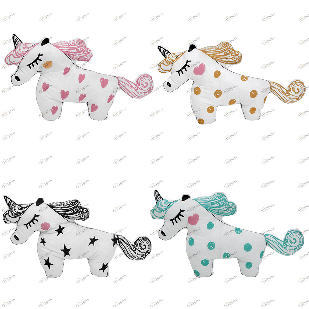Игрушка-подушка Unicorn 45 х 25 см розовая VAMVIGVAM  281989 Бежевый;голубой;розовый;серый Santreyd 