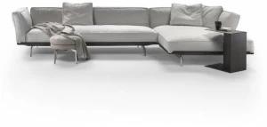 Flexform Модульный тканевый диван с шезлонгом Este