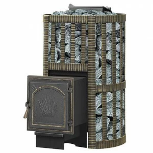 Печь для бани Везувий Ураган Ковка 16 (271) с закрытой каменкой