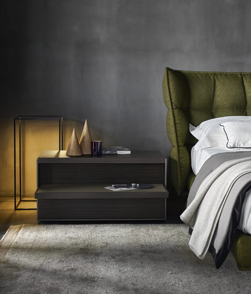 Двуспальная кровать из ткани с мягким изголовьем B&B Italia Husk ARCH-00069406 - Вид №7