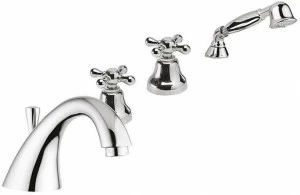 Rubinetteria Giulini Комплект для ванны с ручным душем на 4 отверстия Lotus - vienna F0565