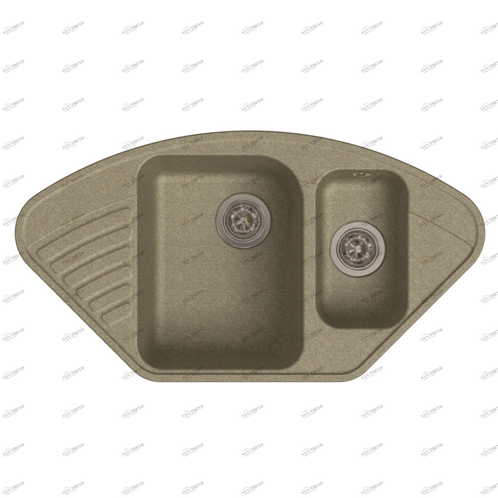 RQ987 топаз Мойка кухонная прямоугольная Raiber 