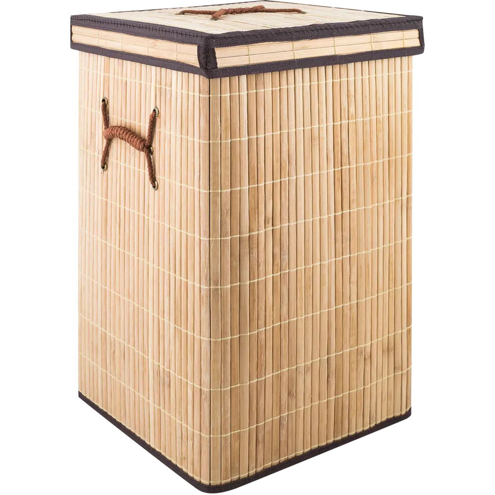 Корзина для белья складная квадратная, 45 л, бамбук STORIDEA Без серии STLM-2202759