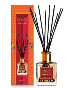 91252649 Ароматический диффузор HOME PERFUME STICKS MOSAIC Sweet Gold 150 мл STLM-0522251 AREON