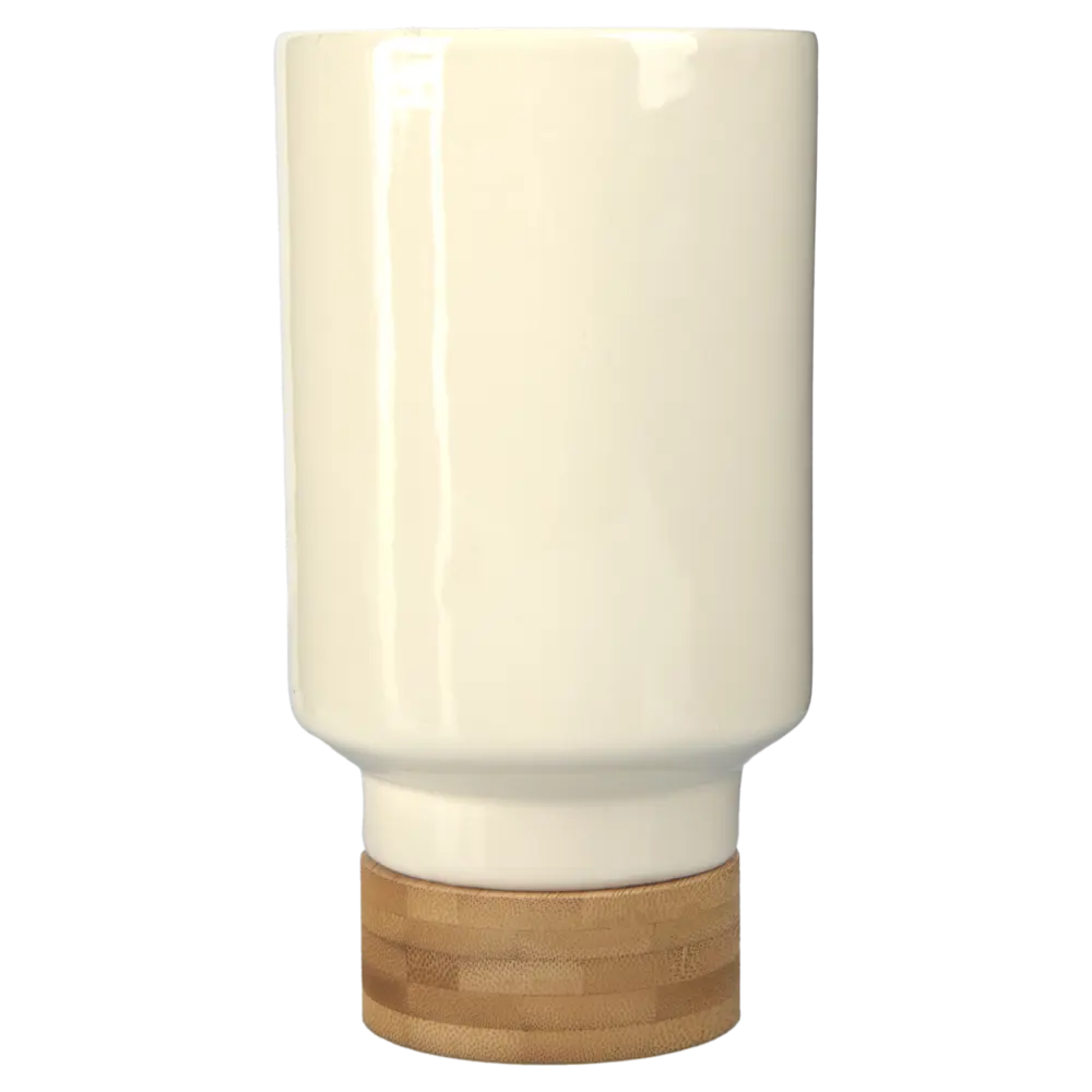 Ваза Eglo VCR-0111 керамика белая 17 см Atmosphera STLM-2155432 - Вид №1