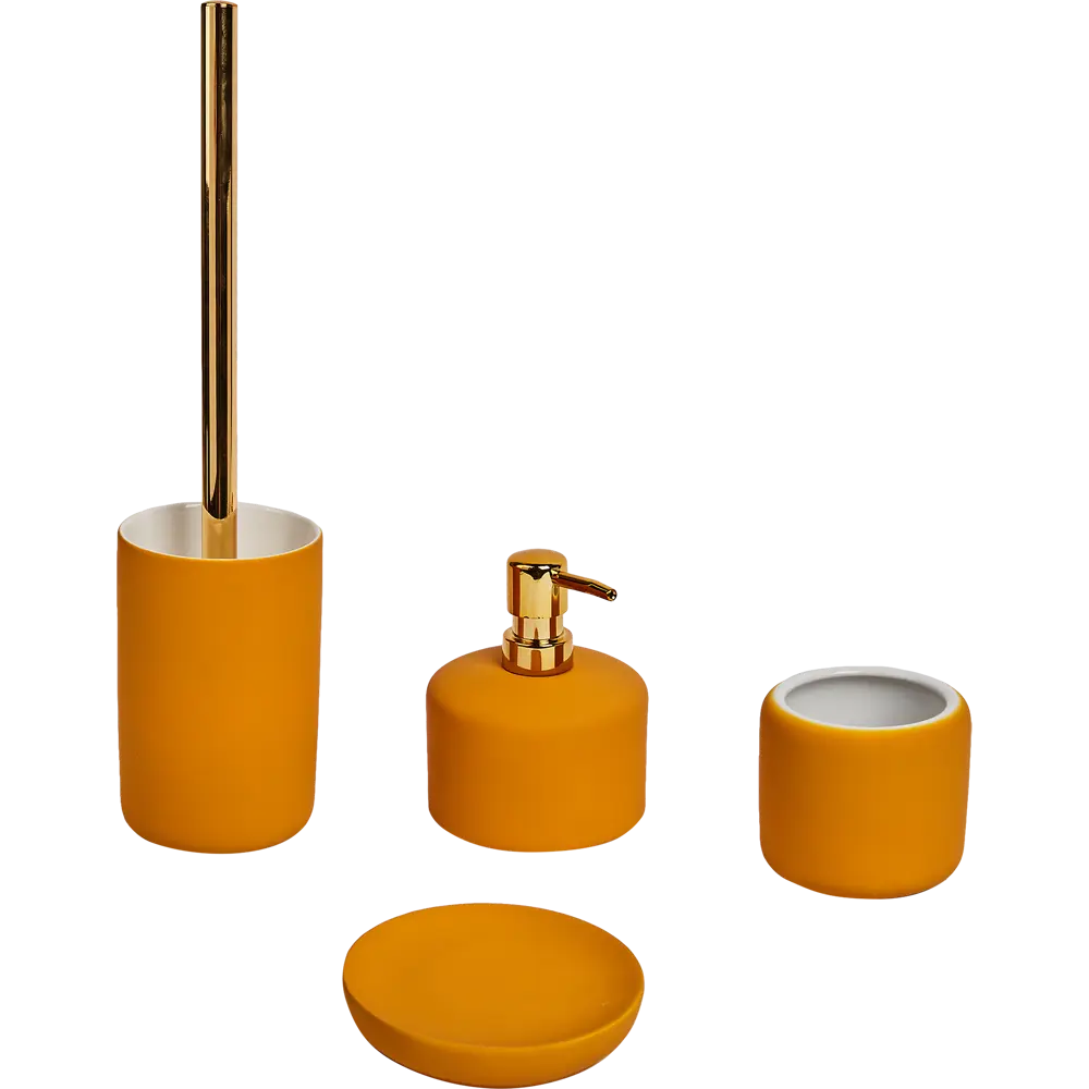 Дозатор для жидкого мыла Аквалиния Сиена CE2411AA-LD цвет горчичный STLM-2113520 - Вид №2