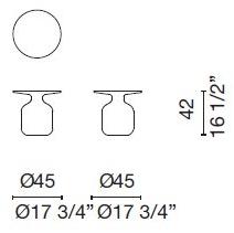 Cappellini Керамический журнальный столик  Btl4ce  - Вид №2