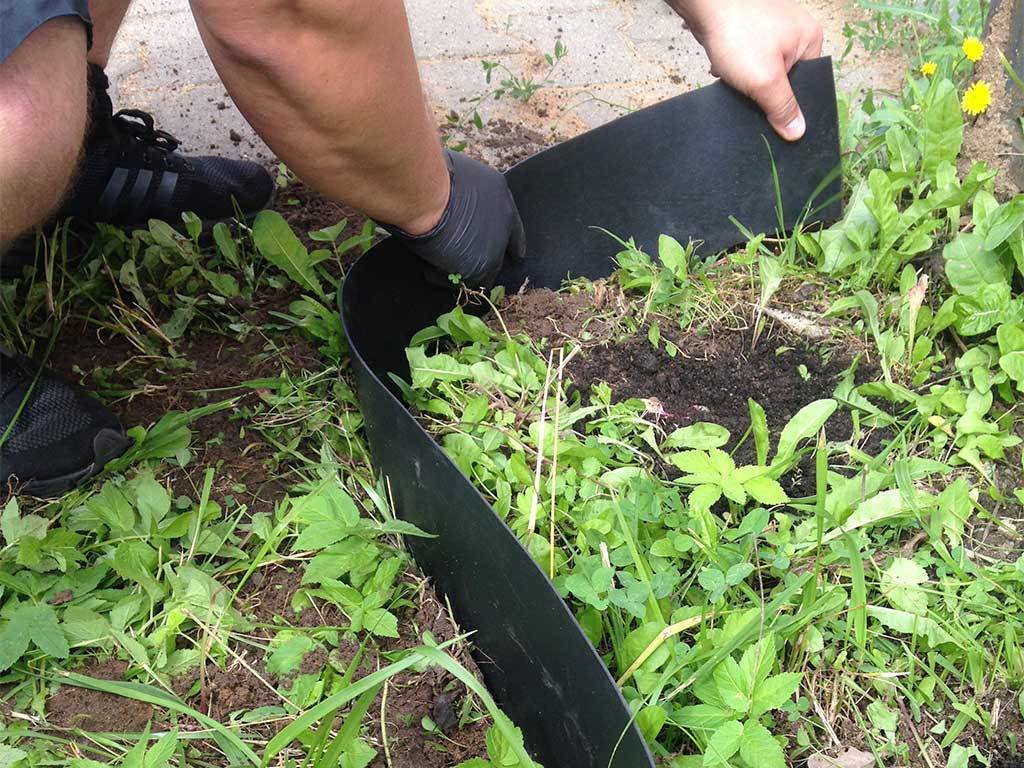 Лента бордюрная 900 мм x 10 м, 2 мм ГеоПластБорд GPBST-36 - Вид №7