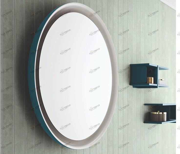 ARBLU Зеркало круглое поворотное с рамкой Tulip sun-id-1376038