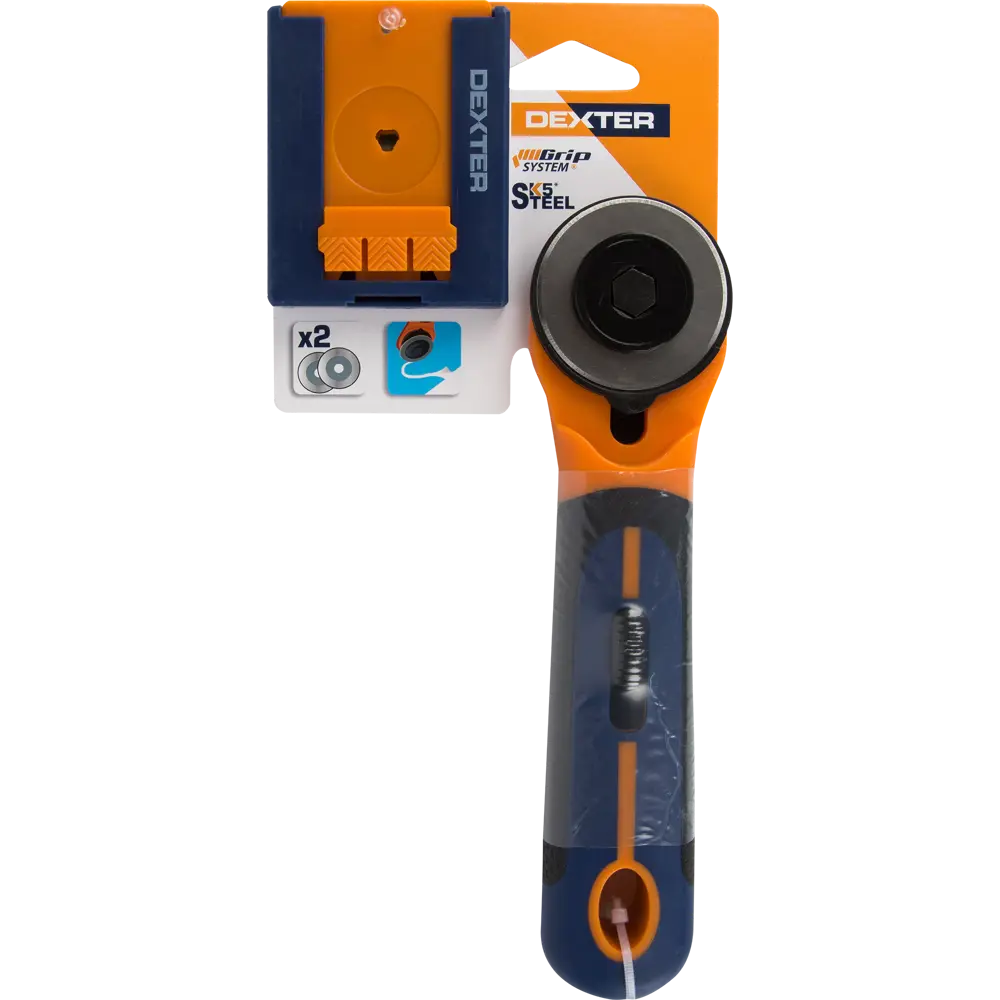 Нож роликовый Dexter FC525 9 мм, лезвия в комплекте 2 шт STLM-2056435 - Вид №1