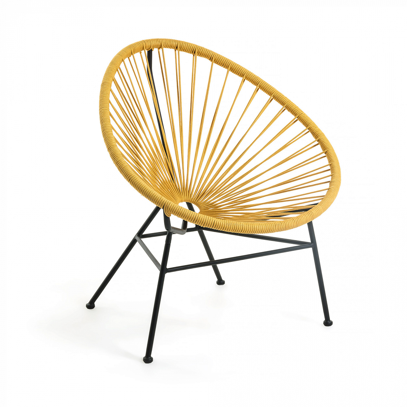 069745 Кресло горчичное La Forma Samantha  - Вид №2