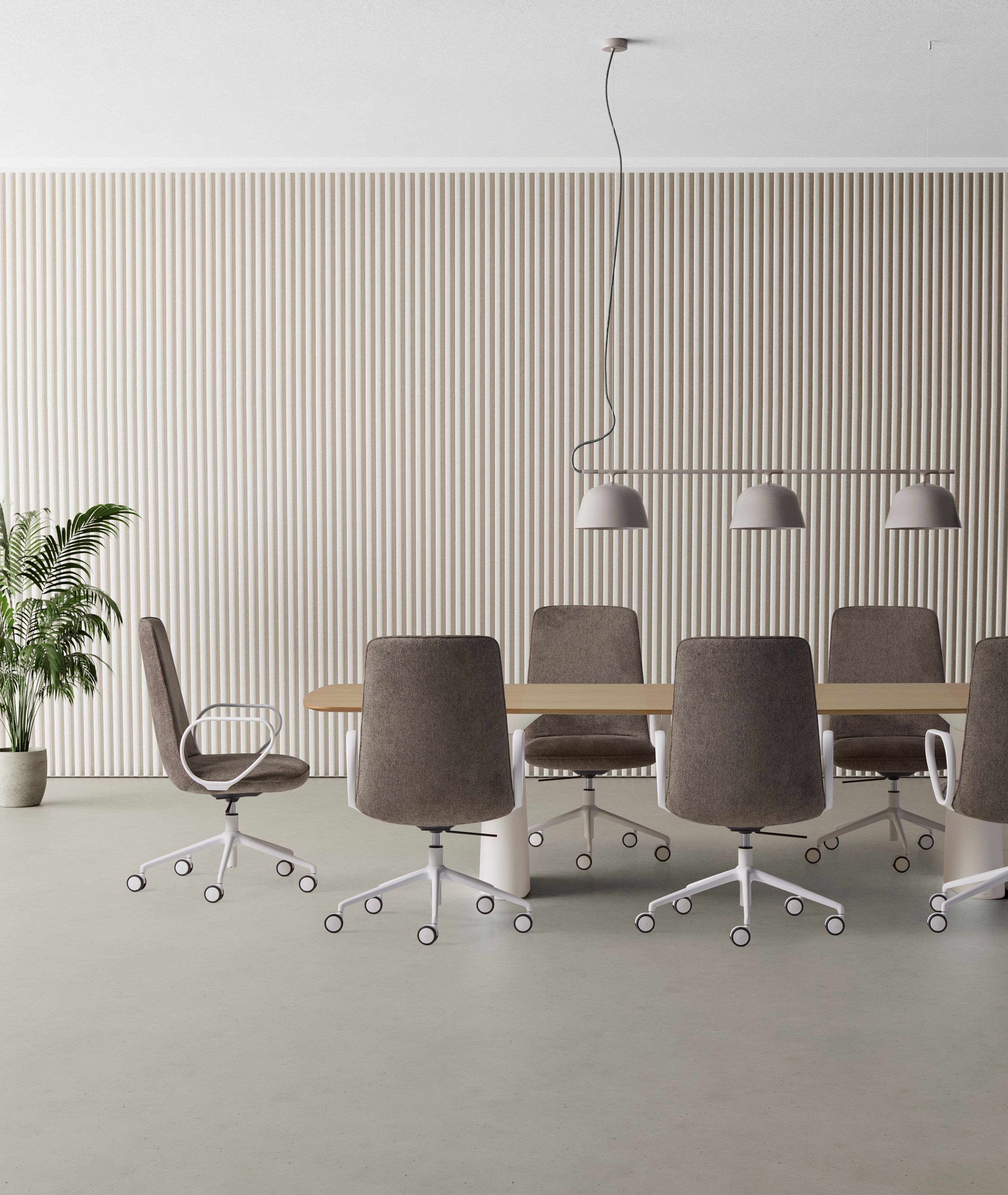 Регулируемый по высоте офисный стул с подлокотниками INCLASS ARCH-00074702 - Вид №1