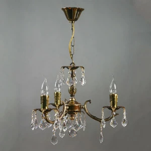 Подвесная люстра Ambiente Benisa 2226/3 PB New Leaf AMBIENTE ДИЗАЙНЕРСКИЕ, BENISA 181580 Бронза