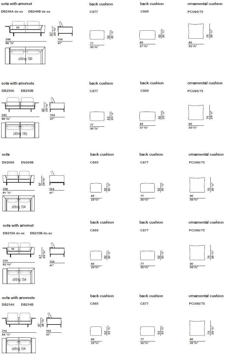 Molteni & C. Модульный угловой диван из ткани sun-id-1410620 - Вид №8