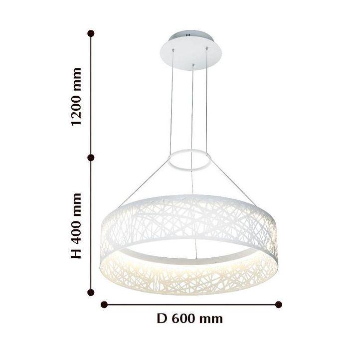 Подвесной светодиодный светильник Favourite Perscripta 2261-6P FAVOURITE ДИЗАЙНЕРСКИЕ, PERSCRIPTA 223174 Белый  - Вид №1