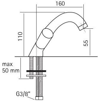 Quadrodesign Кран для раковины Ono sun-id-1470297 - Вид №1