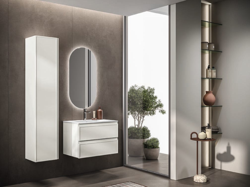 Подвесной умывальник с ящиками и встроенной раковиной BMT Everyday ARCH-00084806 - Вид №1