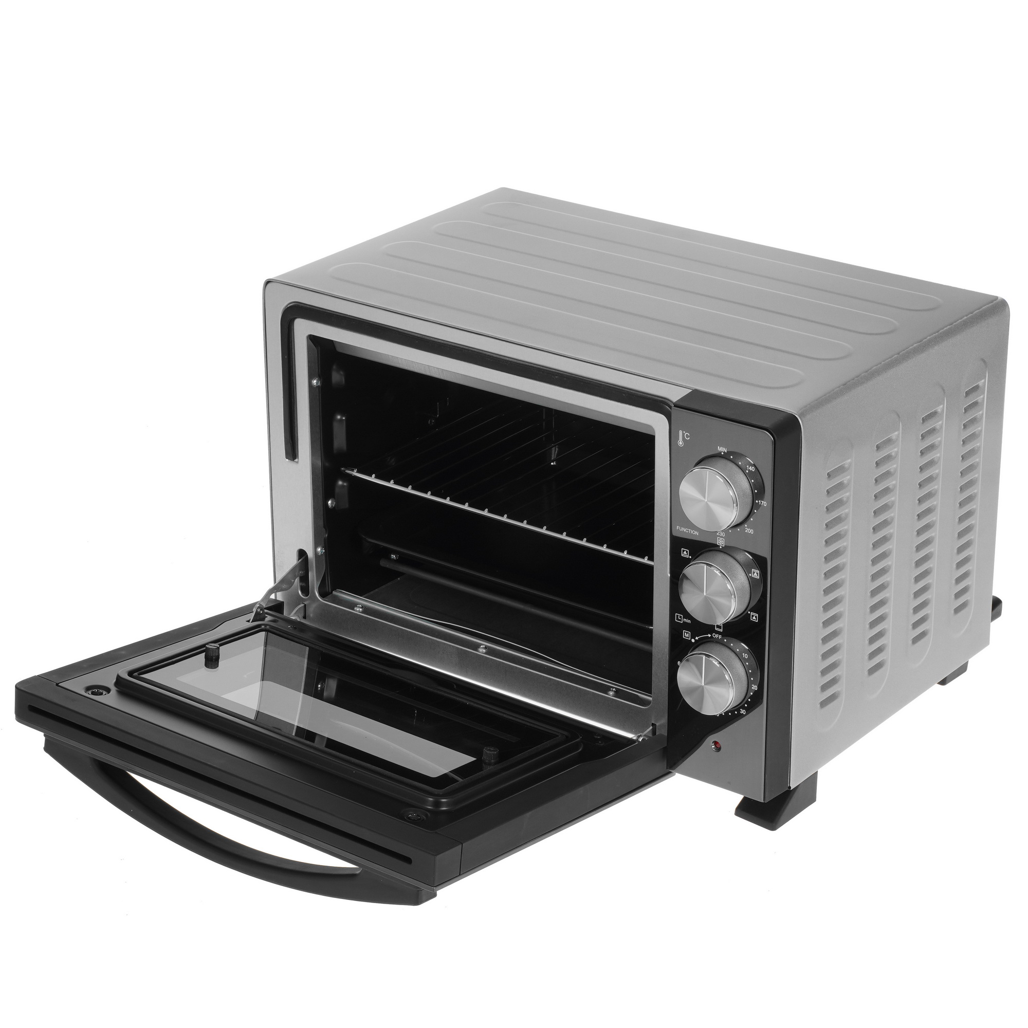 5327204 Мини-печь Rommelsbacher BGS 1400 серебристый STDN-0030560 - Вид №4