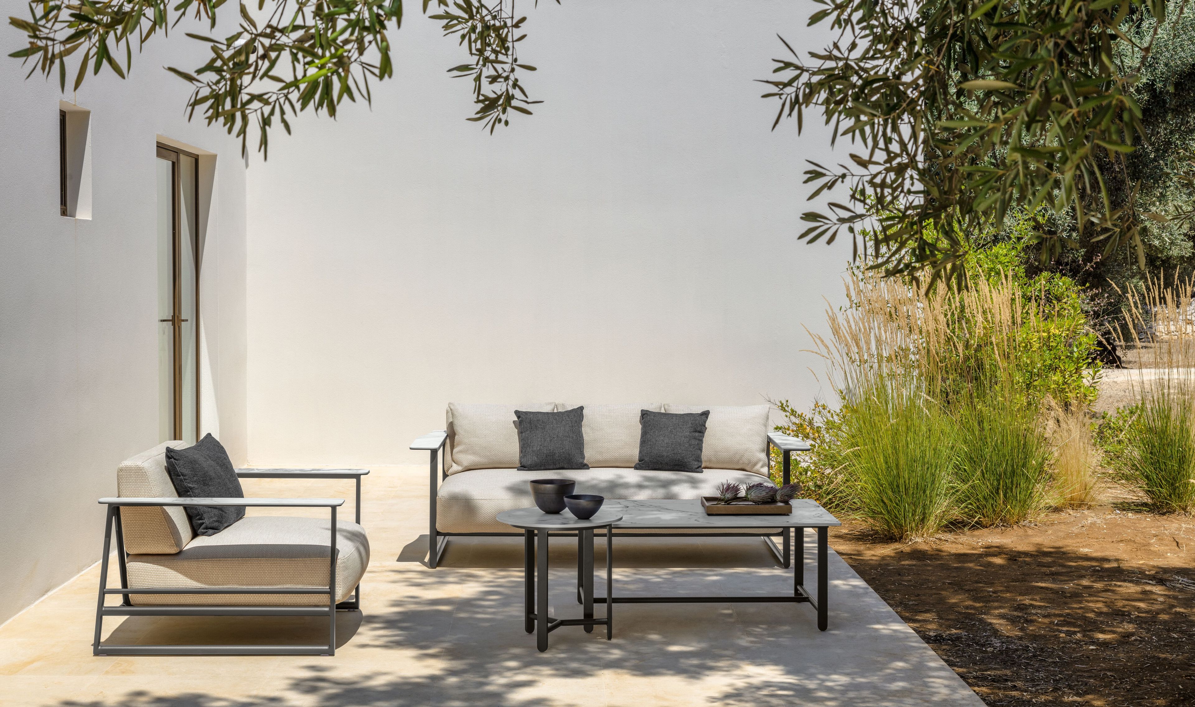 Круглый стол для сада из керамогранита Talenti Riviera ARCH-00124724 - Вид №3