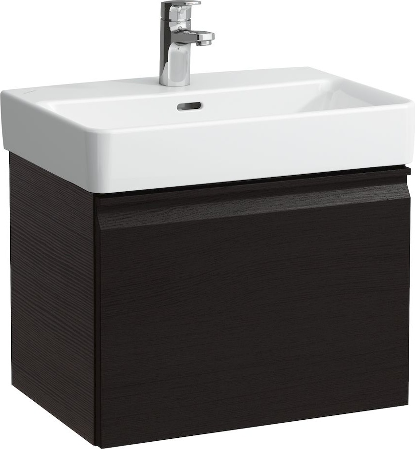 H4830220954231 Шкафчик под раковину, экономящим пространство,для раковины 811951, 1 полочка стеклянная, петли слева LAUFEN PRO - Вид №1