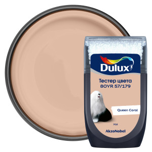 84870494 Тестер краски для стен 80YR 57/179 Queen Coral 30 мл STLM-0056607 DULUX