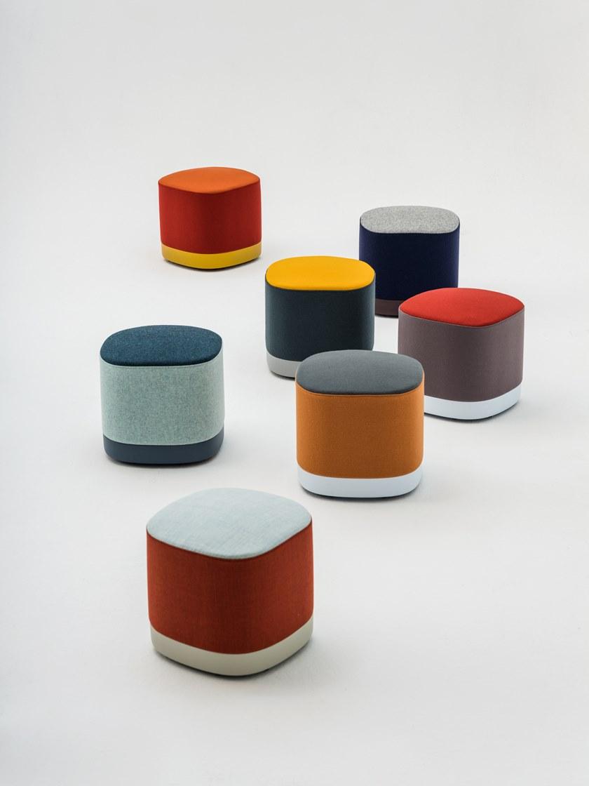 ENEA Квадратный пуф из ткани Puck sun-id-1353031 - Вид №1