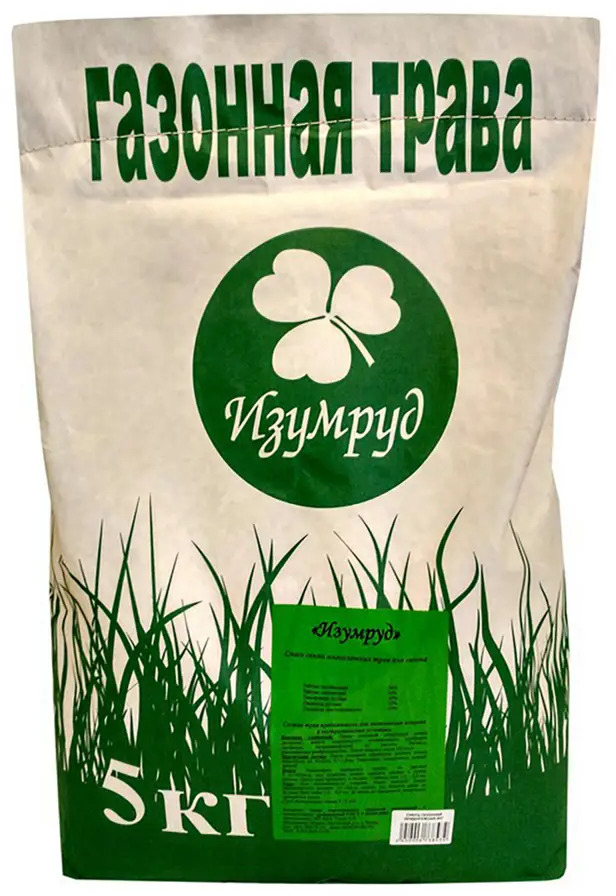 90809117 Семена газонных трав Изумруд Садово-парковая тень 5 кг STLM-0392047