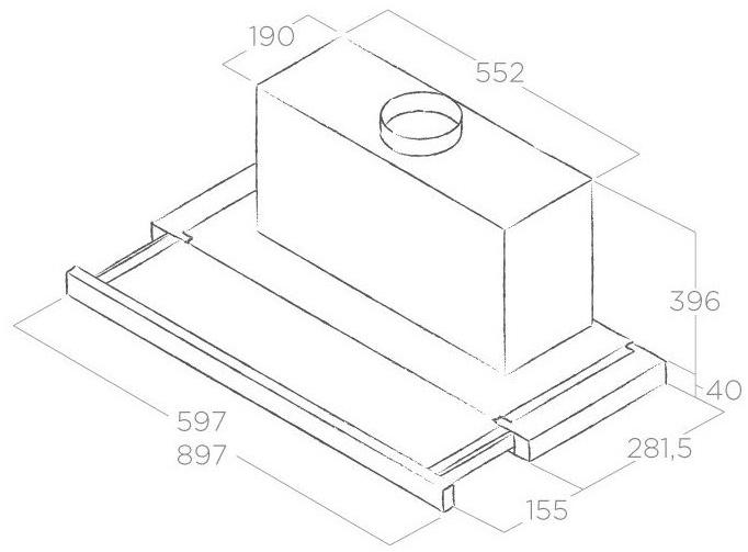 Elica Встроенная вытяжка из нержавеющей стали Elite sun-id-1477092 - Вид №1