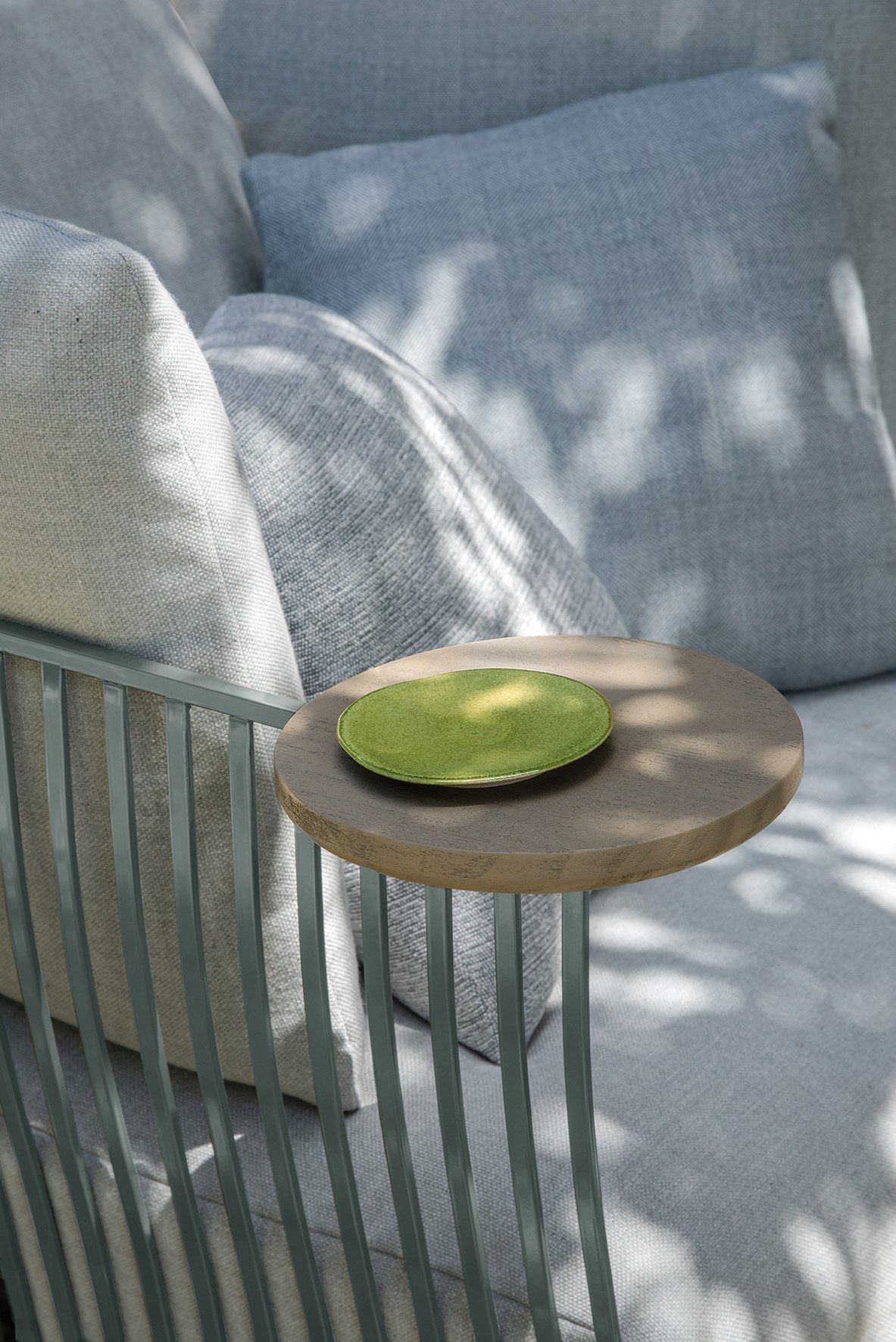 Секционный садовый диван из ткани и алюминия Ethimo Venexia ARCH-00096824 - Вид №4