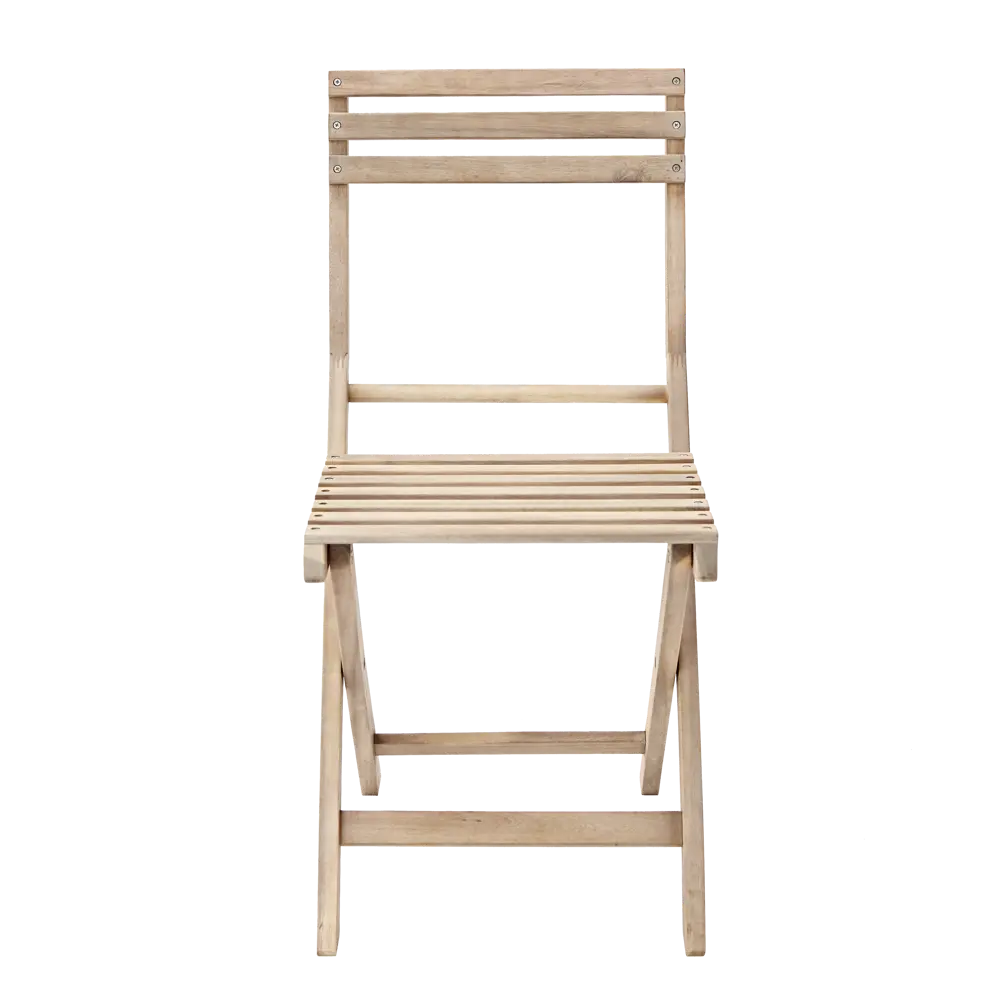 Набор садовой мебели Naterial Origami складной акация: стол и 2 стула STLM-2011954 - Вид №3