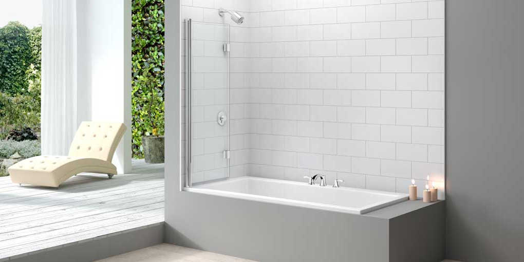 MB8 Душевое ограждения на борт вынны Santreyd Россия  - Вид №1