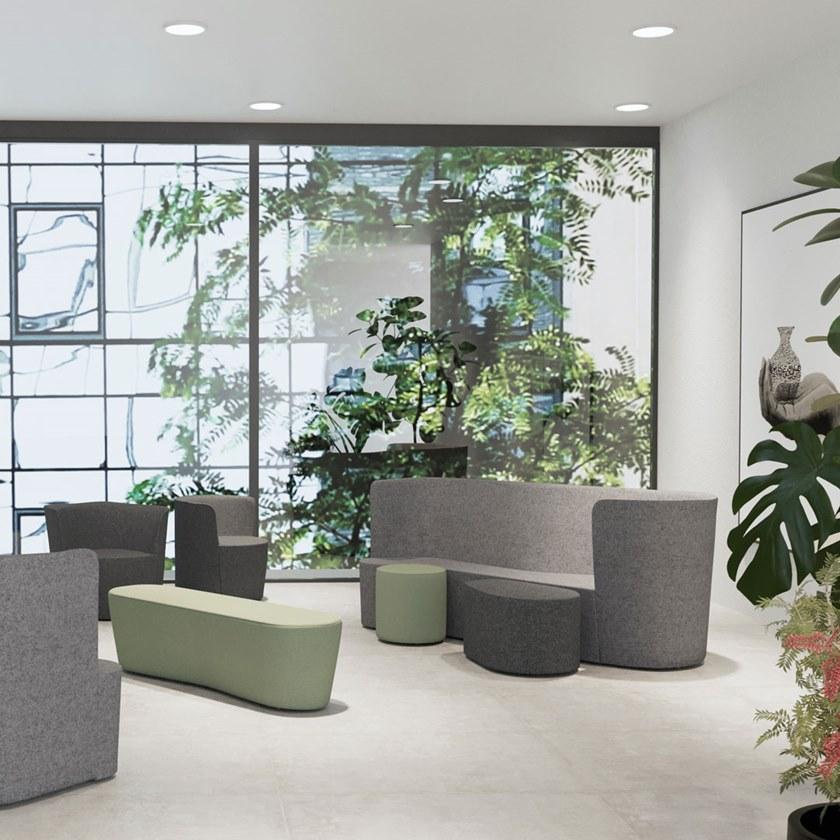 Moroso Овальный пуф из ткани Taba sun-id-1451087 - Вид №2