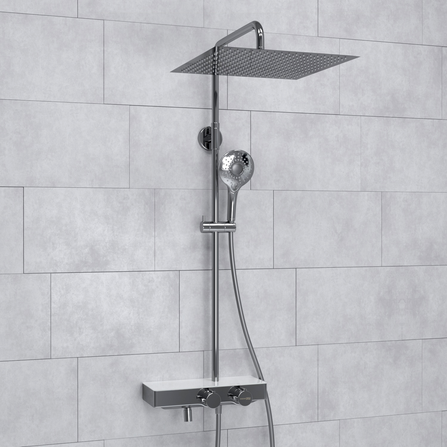 A113.119.101.CH Thermo Душевой комплект с термостатическим смесителем WasserKRAFT 