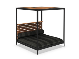 Алюминиевая Садовая кровать и ткань с балдахином