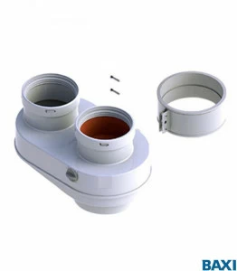 7108183 Адаптер для подключения раздельных труб (металлический) BAXI