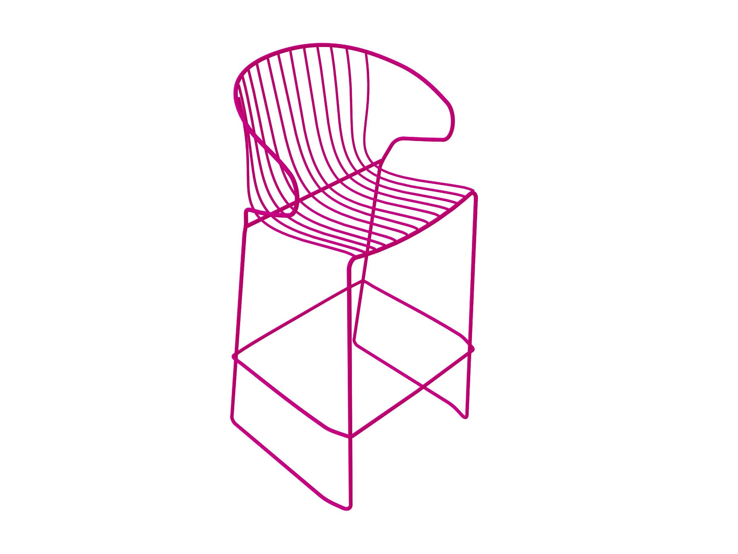 Стальной садовый стул с подлокотниками iSimar Bolonia ARCH-00047054 - Вид №9