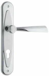 LINEA CALI' Металлическая ручка в классическом стиле на пластине с накладкой Elika