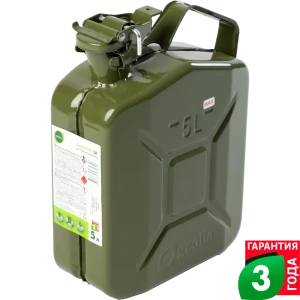 Канистра GEOLIA металлическая 10 л для ГСМ с защитой от коррозии 88873267