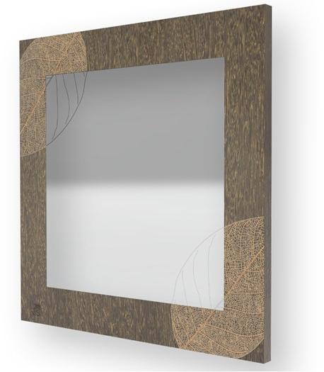LIGNIS® Квадратное настенное зеркало в раме Dolcevita nature 12.056 - Вид №1