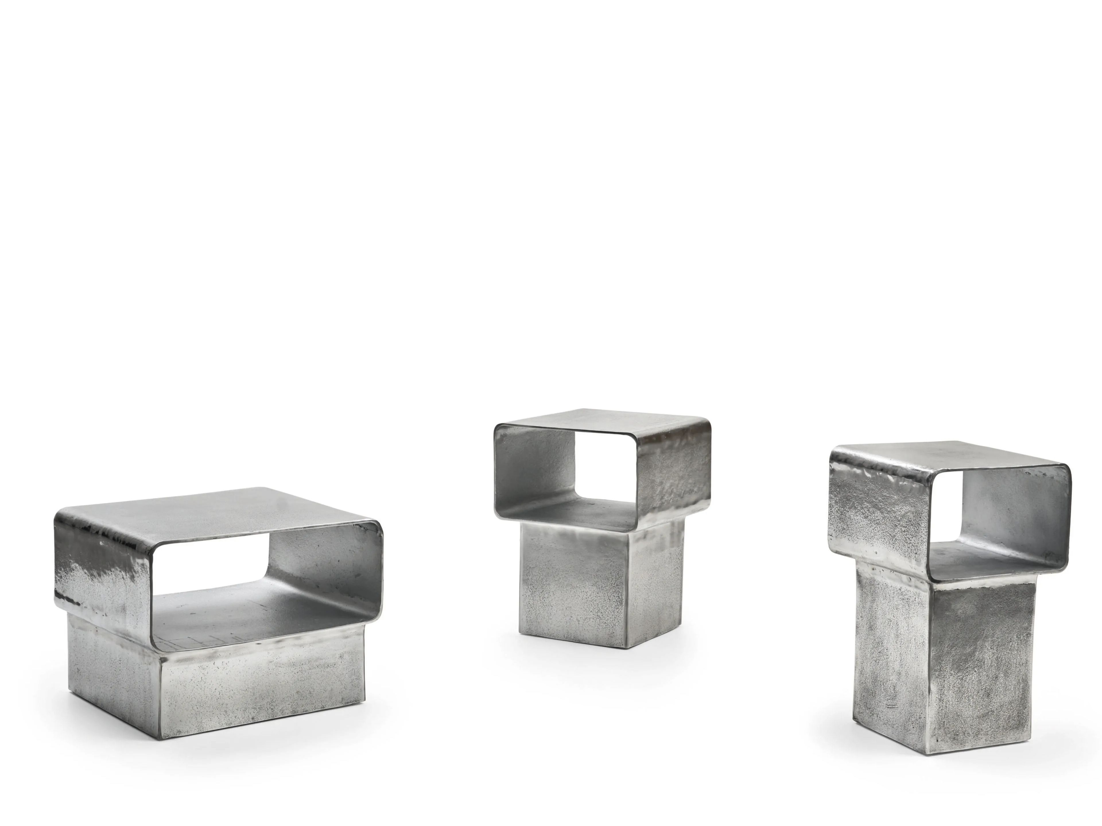 Алюминиевый журнальный столик для гостиной Gervasoni KIRA 43/44/46 ARCH-00043530