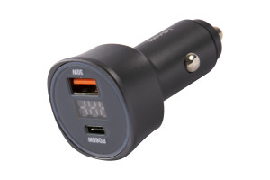 18733902 Автомобильное зарядное устройство 95W PD+QC 1 USB Type-C+1 USB Type-A УТ000026998 USAMS