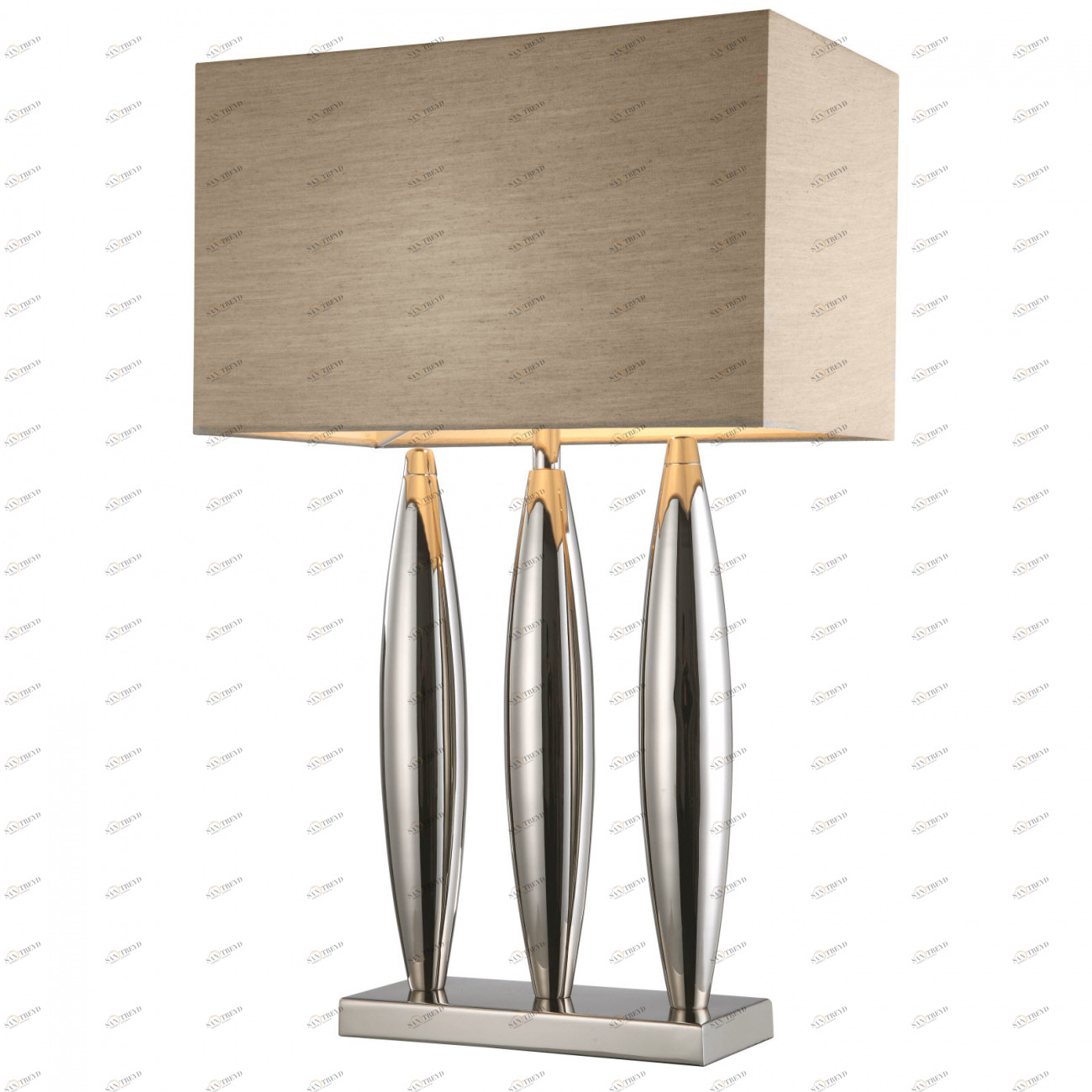 Настольная лампа Dari от RVAstley 5558 RVASTLEY ИНТЕРЬЕРНЫЕ 061777 Бежевый;хром 