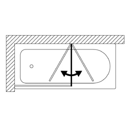 42348 Душевое ограждения на борт вынны Samo Италия Bath Screens - Вид №1
