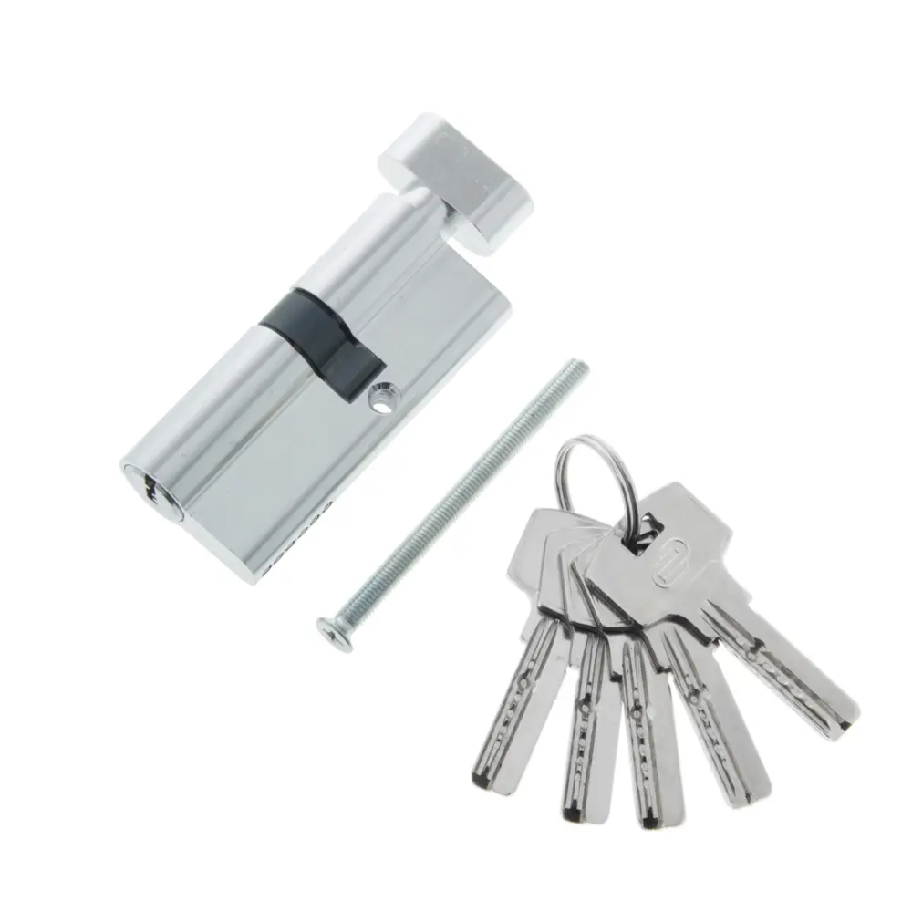 Цилиндр Standers ключ/вертушка 30х40 хром,TT-CANB3040CR 17264088 STLM-2123576  - Вид №1