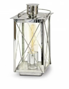 Настольная лампа Eglo Vintage 49279 EGLO ФОНАРЬ 080153 Прозрачный;хром