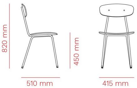 Mara Стул из ламината  104  - Вид №4