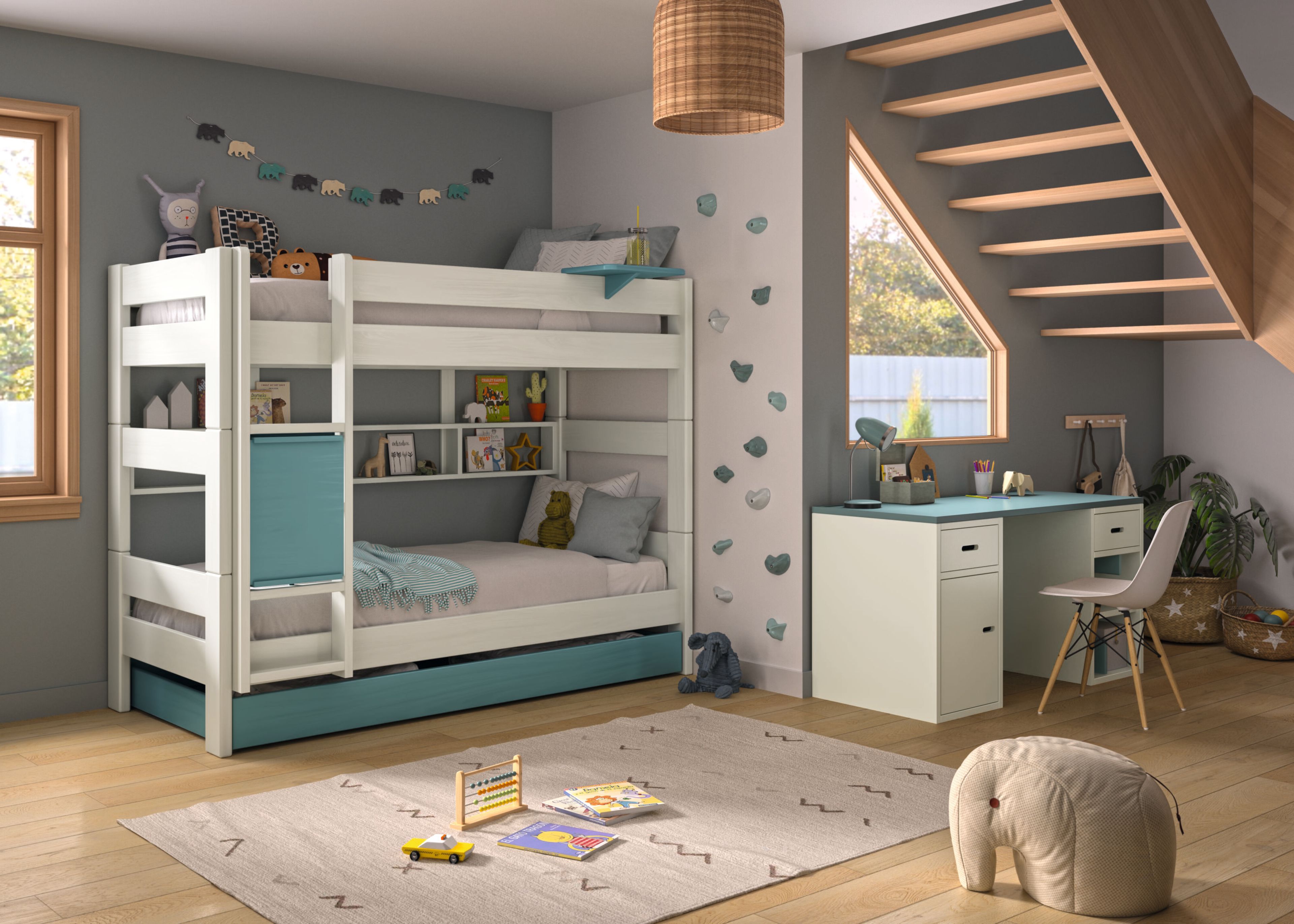 Секционная спальня для мальчиков Mathy by Bols MADAKET ARCH-00068455 - Вид №2