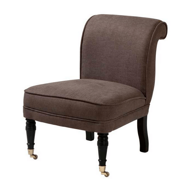 Кресло Berceau от Eichholtz темно-коричневое EICHHOLTZ ДИЗАЙНЕРСКИЕ, EICHHOLTZ 062242 Коричневый  - Вид №1