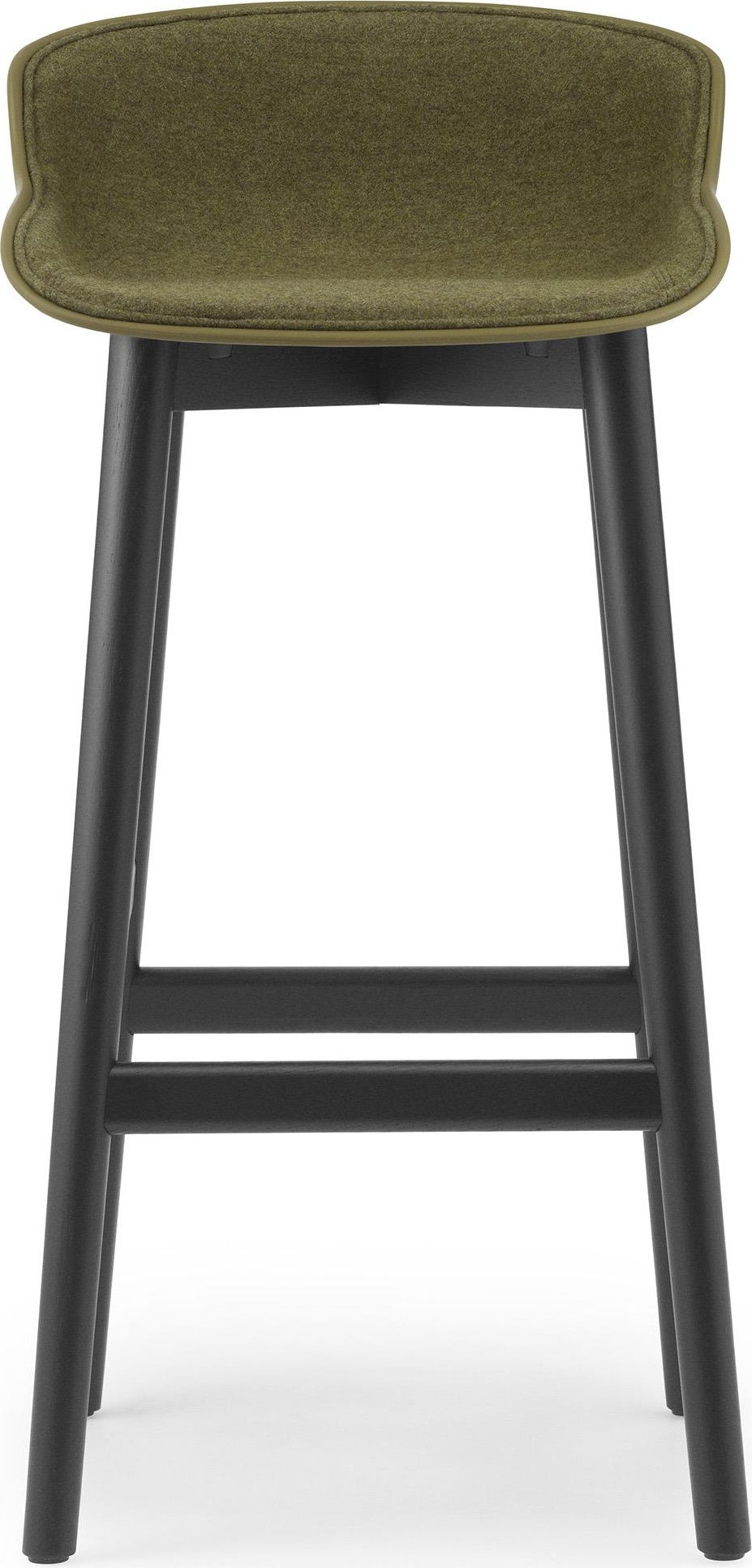 605223 Барный стул 75 см Передняя обивка Black Oak Olive / Synergy Normann Copenhagen Hyg  - Вид №1